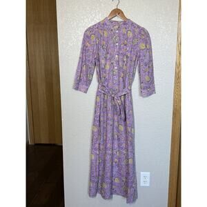 dRA Los Angeles Floral Block Print Maxi Dress Size XS